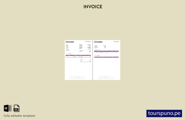 lista para imprimir plantilla de factura de impuestos de WooCommerce de Irlanda